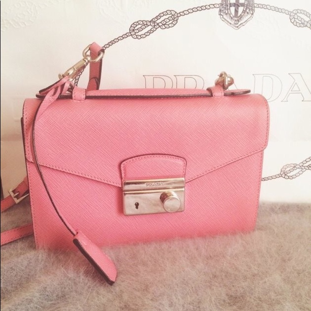 Prada Saffiano Small Crossbody Bag